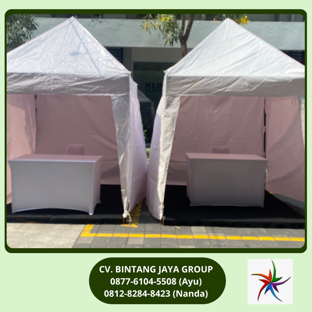 Rental Tenda Bazar Putih Jakarta Utara 0819-4713-6526