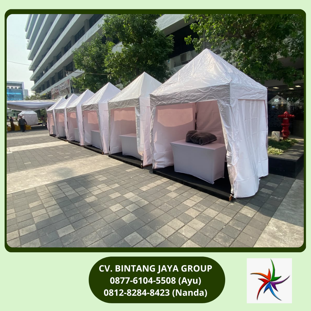 Rental Tenda Bazar Putih Jakarta Utara 0819-4713-6526