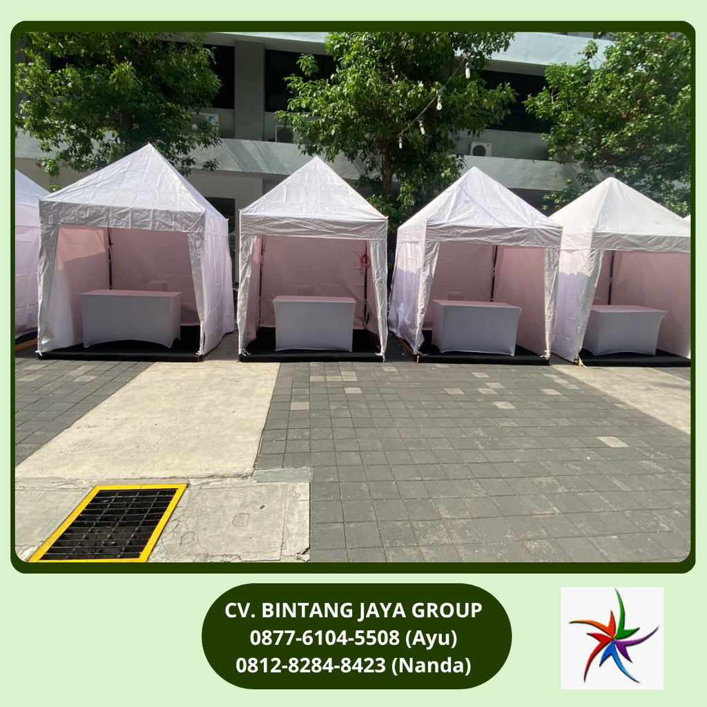 Rental Tenda Bazar Putih Jakarta Utara 0819-4713-6526