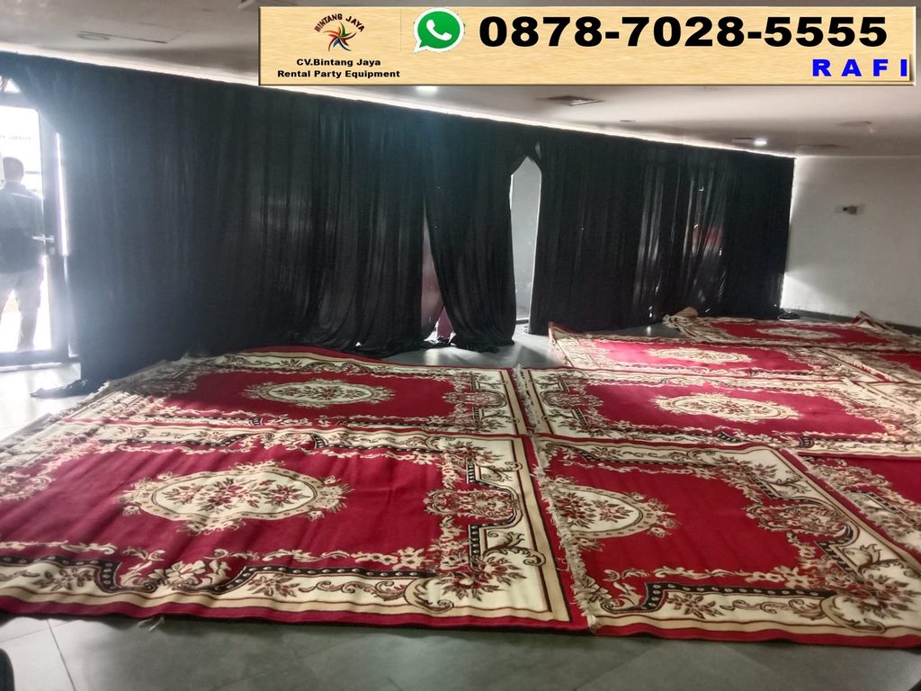 Sewa Karpet Permadani Merah Jakarta 0878-7028-5555