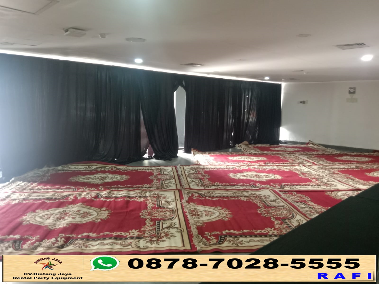 Sewa Karpet Permadani Merah Jakarta 0878-7028-5555