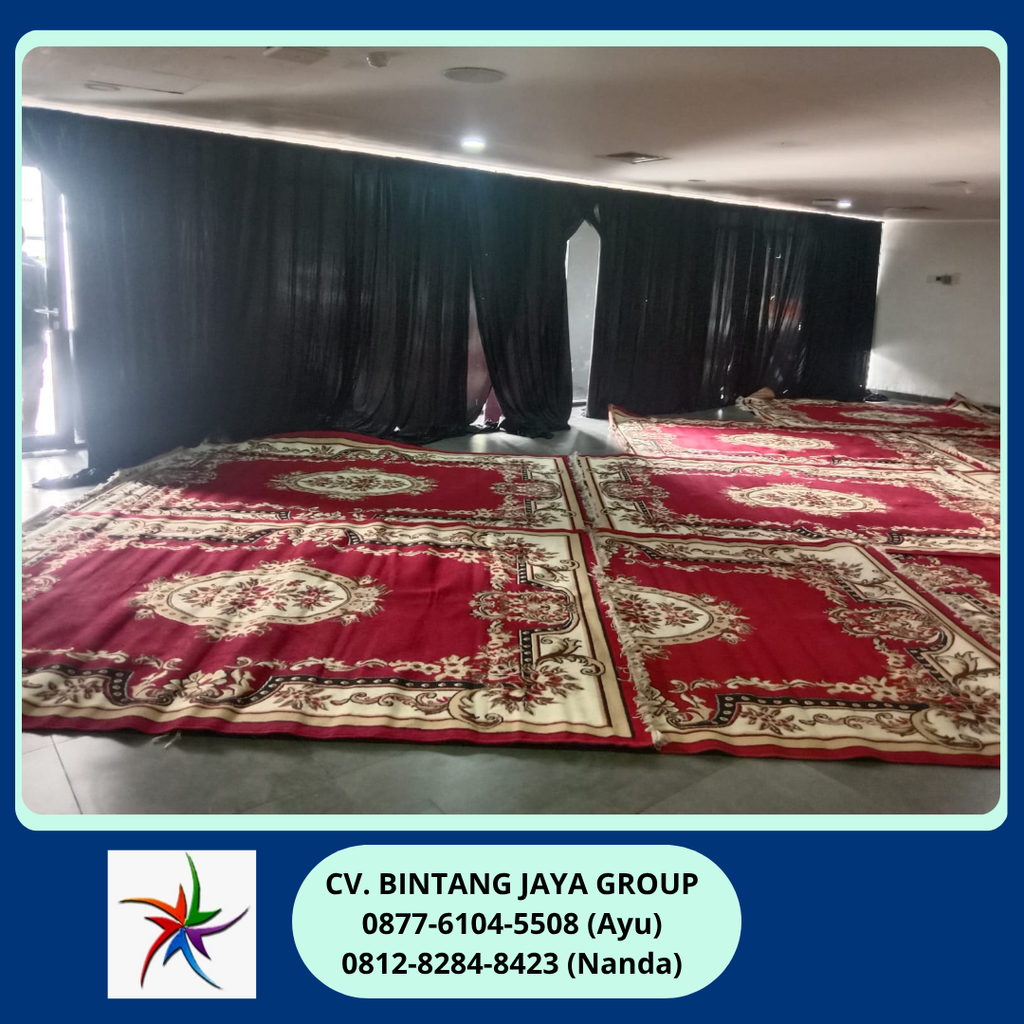 Sewa Karpet Permadani Merah Jakarta Pusat 0878-8012-5555