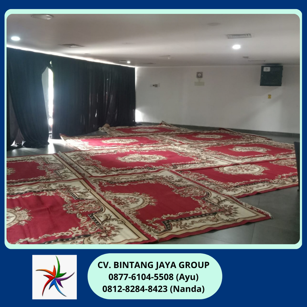 Sewa Karpet Permadani Merah Jakarta Pusat 0878-8012-5555