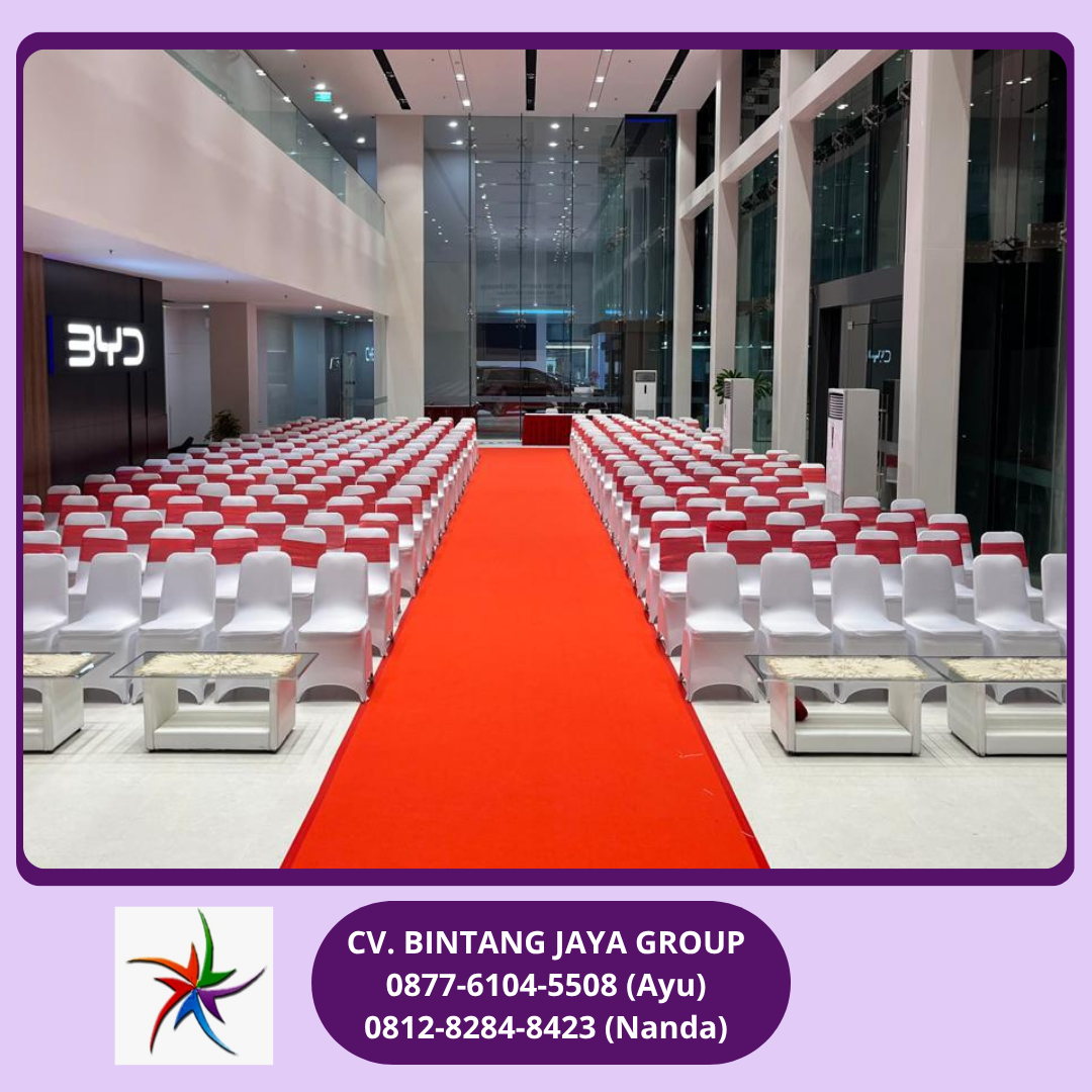 Sewa Kursi Futura,Panggung,Karpet BYD PIK2 0878-8012-5555