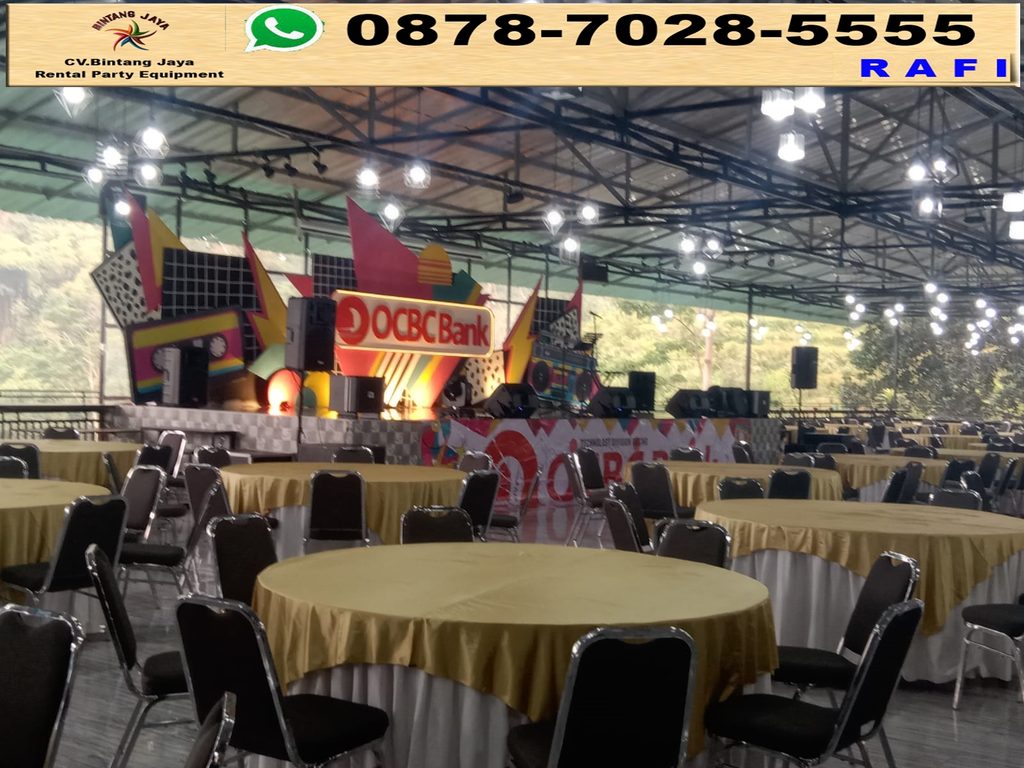 Sewa Meja Bundar Event Puncak Bogor Tamansari 0878-7028-5555