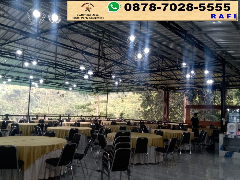 Sewa Meja Bundar Event Puncak Bogor Tamansari 0878-7028-5555