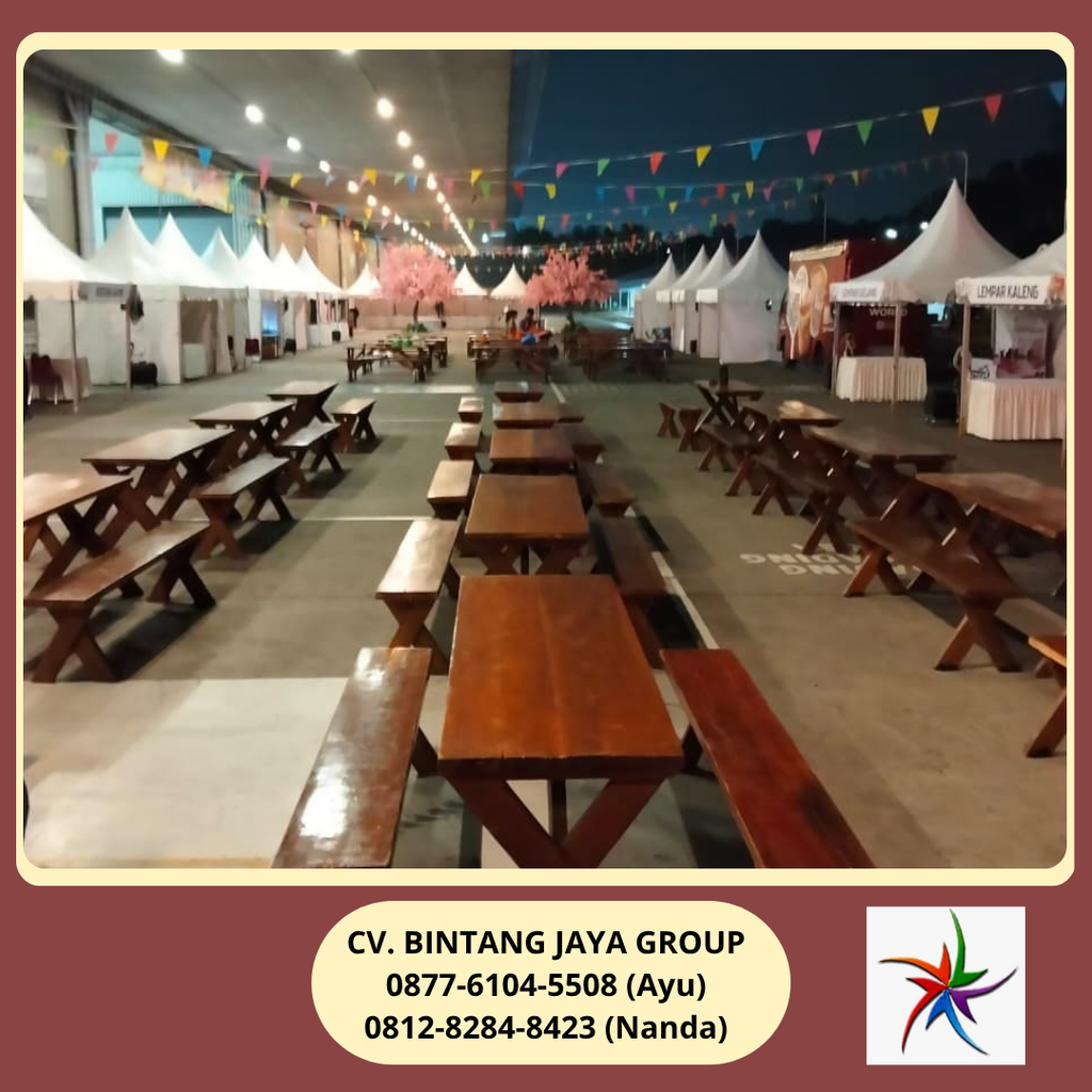 Sewa Meja Kursi Taman,Tenda Sarnafil,Meja Kotak,Kursi Jakarta