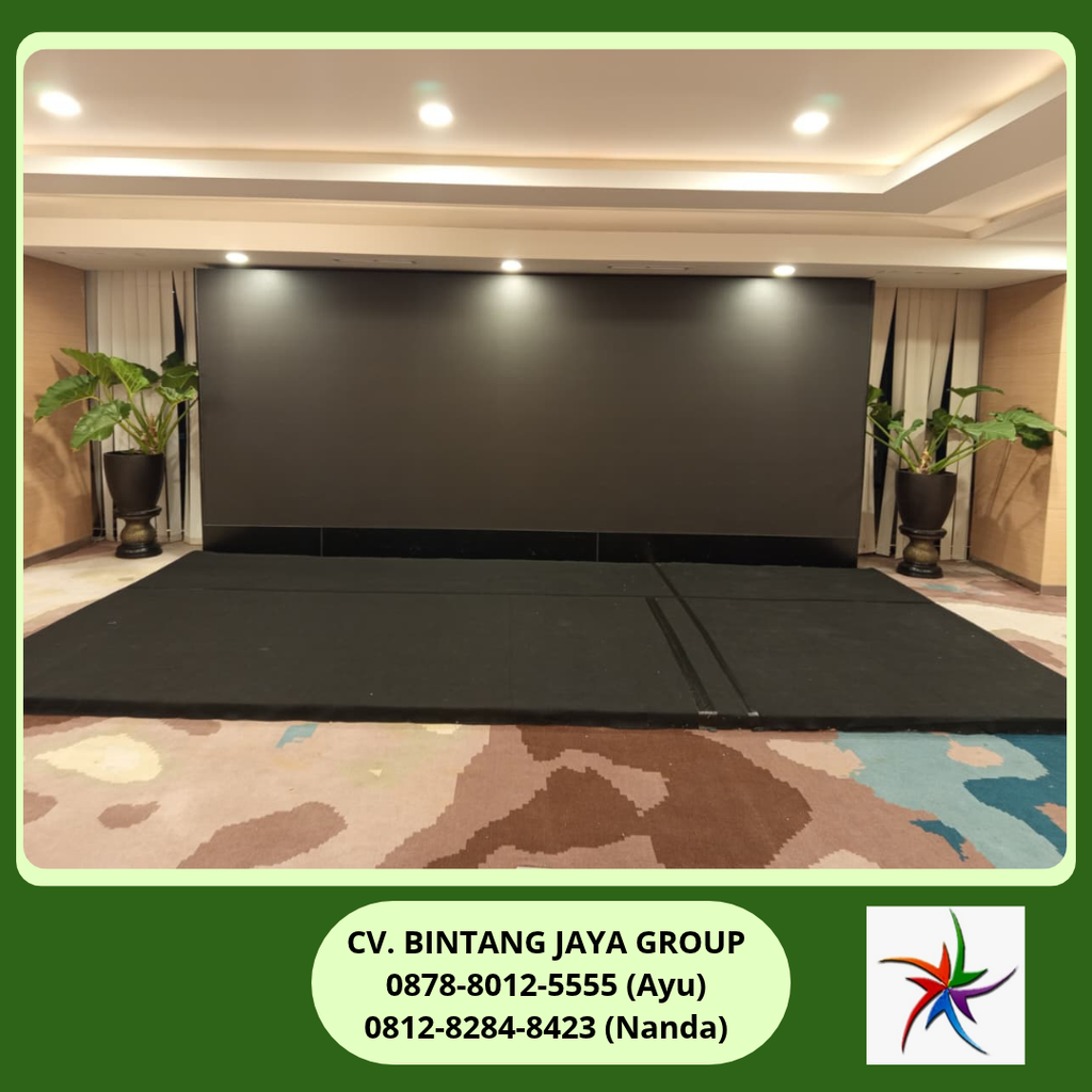 Sewa Misty fan,Panggung Karpet Hitam Jakarta 0819-4713-6526