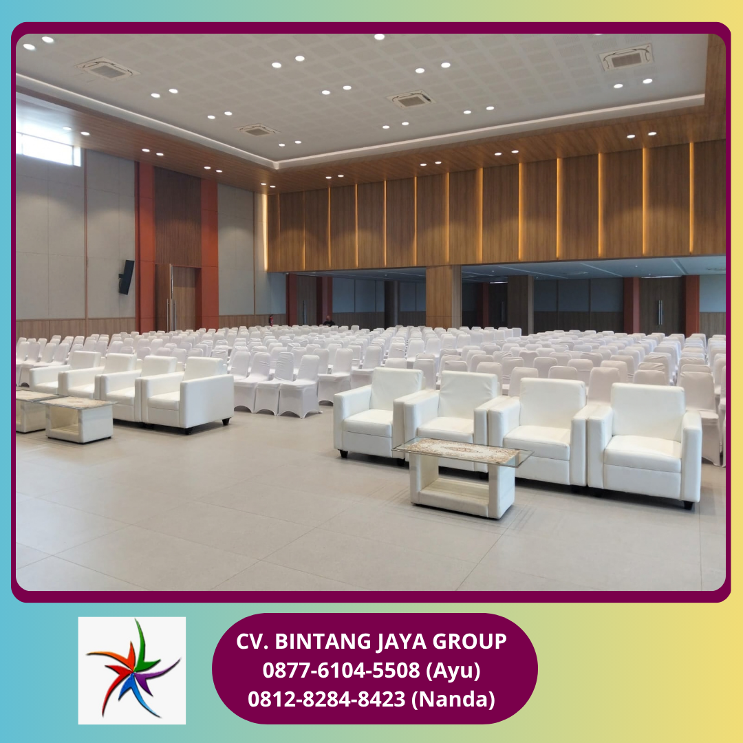 Sewa Sofa Single Kotak Warna Putih Tangerang 0812-8284-8423